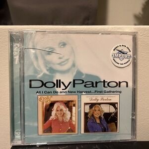 DOLLY PARTON 2 on 1 CD 2007 Import  ALL I CAN DO  / NEW HARVEST..FIRST GATHERING
